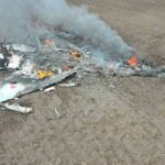 আকাশে মহড়ার মাঝেই ভেঙে পড়ল  এফ-১৬ যুদ্ধবিমান, পাইলটের মর্মান্তিক মৃত্যু, ভাইরাল ভিডিও