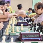 ডানলপের যমুনা ভবনে দাবা প্রতিযোগিতা As Chess Academiy ও Bandel Chess Academy-র পরিচালনায় ।