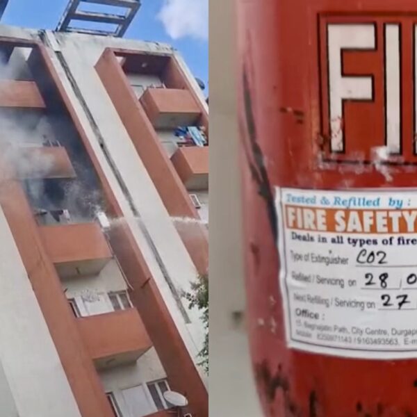 বিকল ফায়ার এক্সটিংগুইশার, শোভাপুরের বেসরকারি মেডিকেল কলেজ হাসপাতালের&hellip;