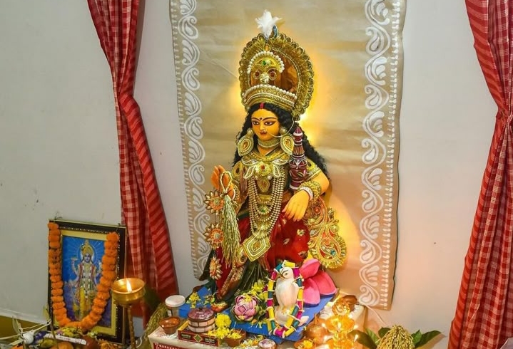 কুমারী পূজোর পর এবার লক্ষ্মী…