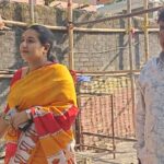 সকালে নকশালবাড়িতে  পাপিয়া ঘোষ  জানালেন মানুষের পাশে থাকতে পছন্দ করি