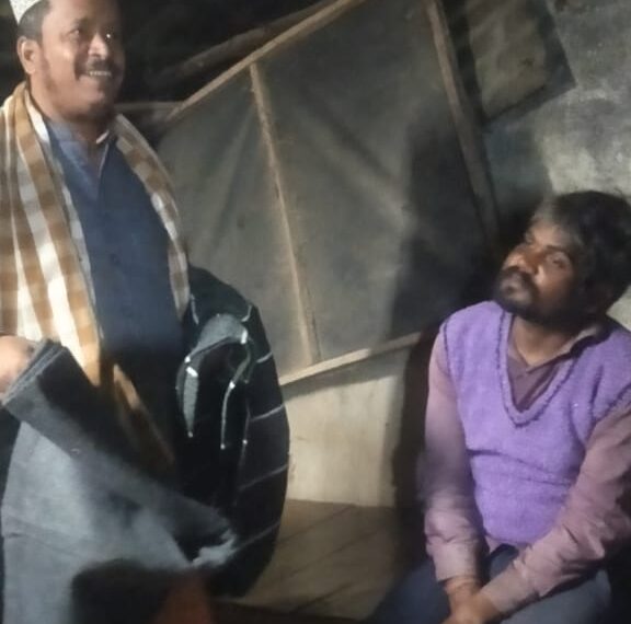 রাজনগর বারুদখানায় মানবিক উদ্যোগ, বিহারের নিখোঁজ অসহায় ব্যক্তিকে আশ্রয় দিয়ে বাড়িতে ফেরানোর প্রয়াস