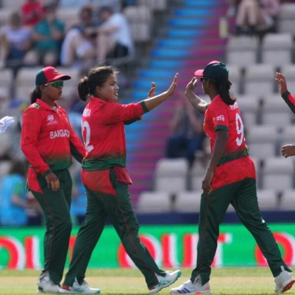 পাকিস্তানকে হারিয়ে নারী টি-টোয়েন্টি বিশ্বকাপে বাংলাদেশের জয়।